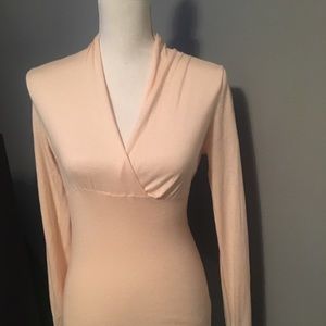 Express peach sweater